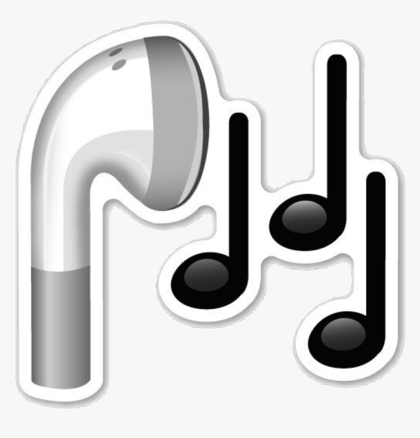 #emoji #emojis #iphoneemojis #headphones #music #tumblr - Emojis Png, Transparent Png, Free Download