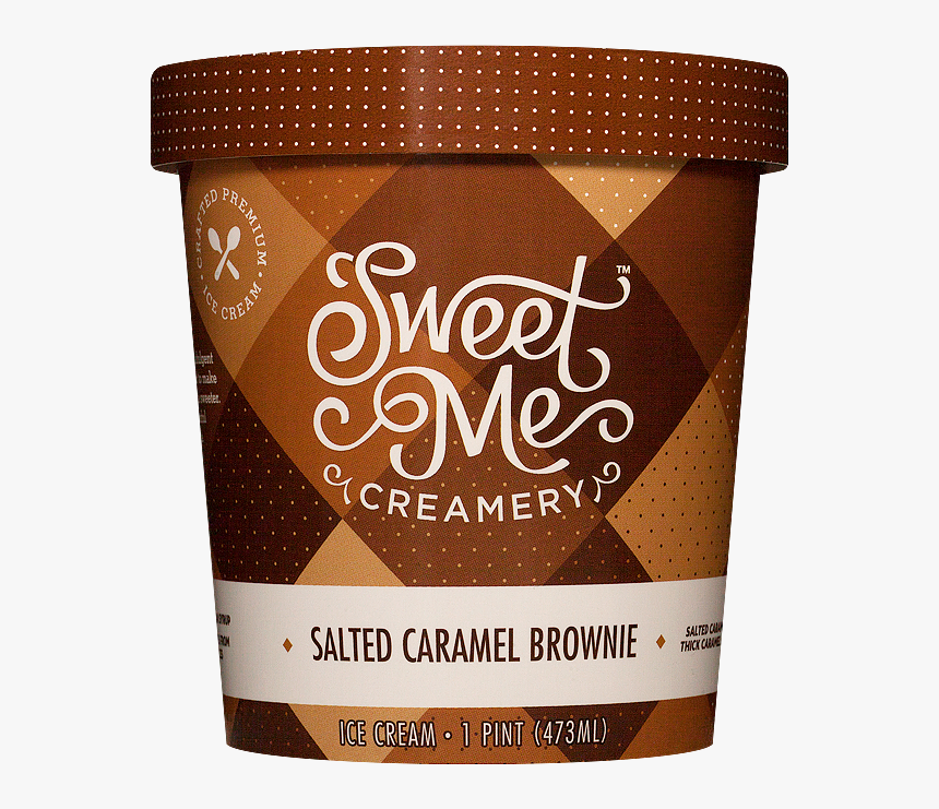 Salted Caramel Brownie - Salted Caramel Ice Cream Pint, HD Png Download, Free Download