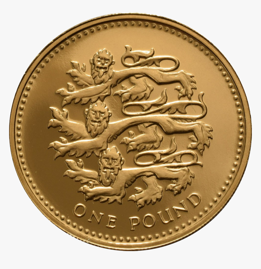 Gold Coin Png Image - One Pound Gold Coin, Transparent Png, Free Download