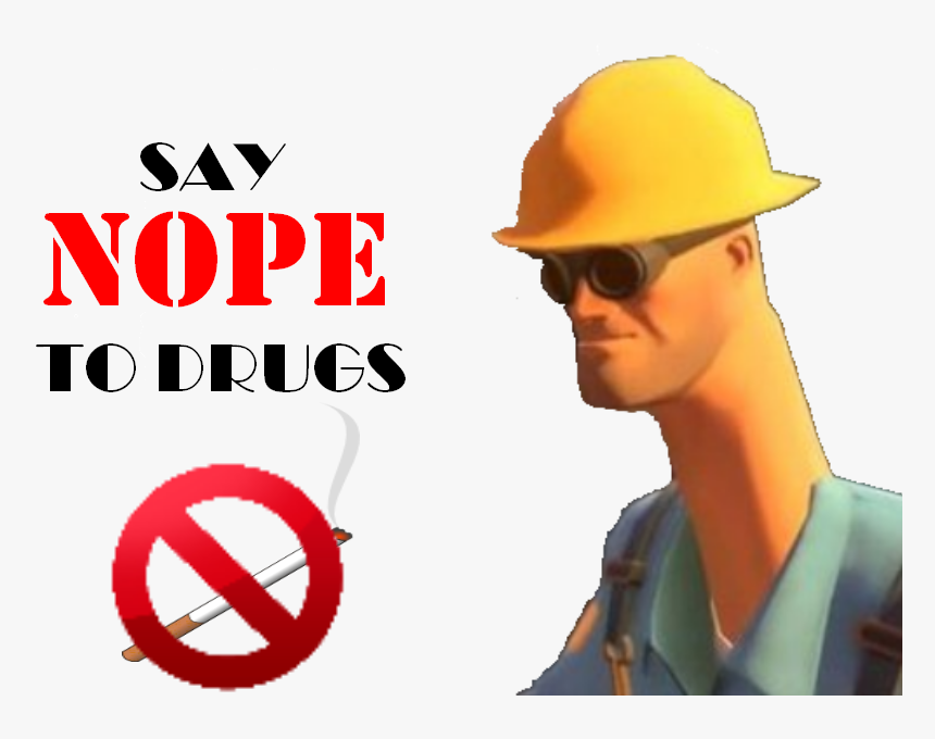 Tf2 Say Nope To Drugs, HD Png Download, Free Download