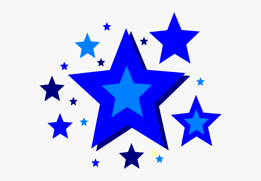 Transparent Blue Star Png - Stars Clip Art, Png Download, Free Download