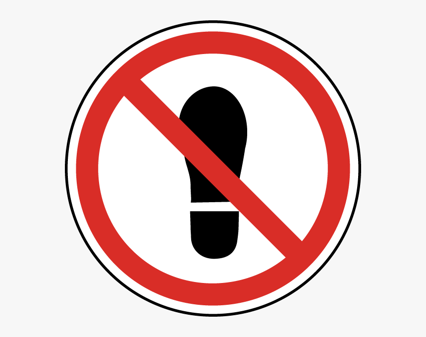 Transparent Do Not Enter Png - Do Not Step Sign, Png Download, Free Download