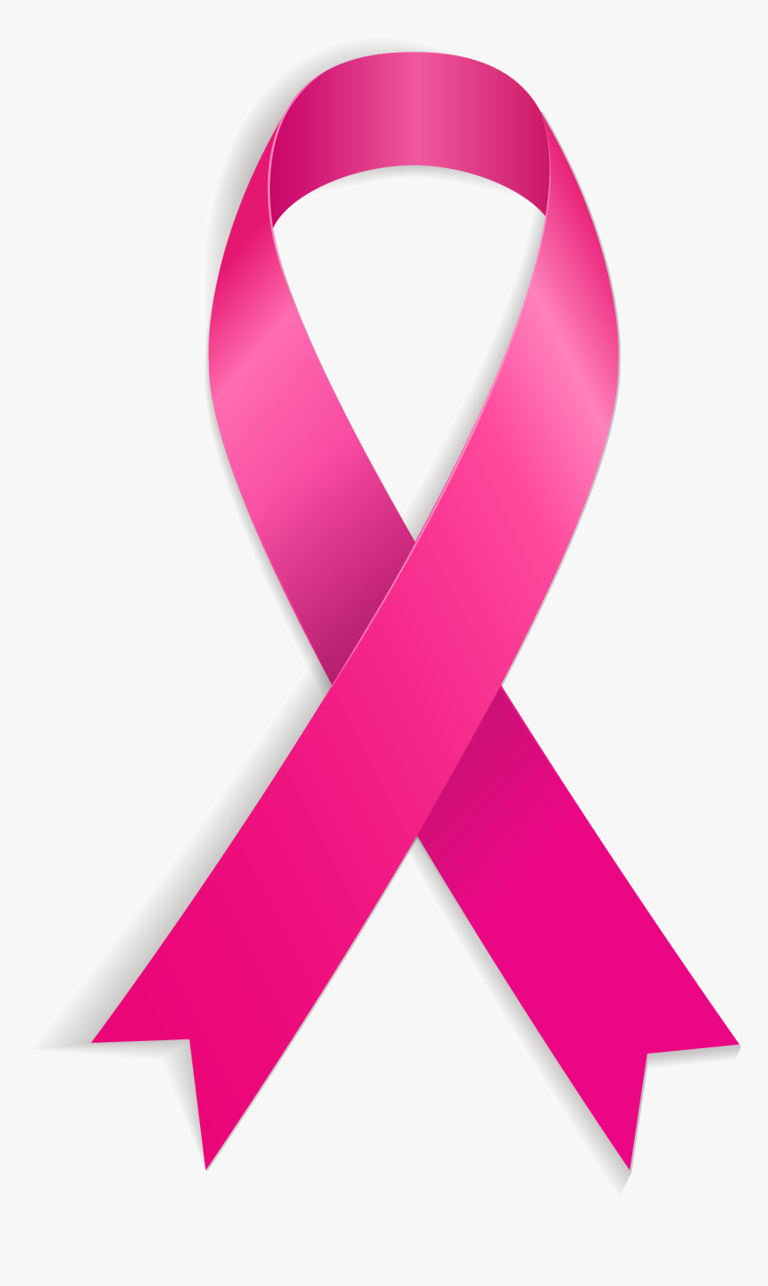 Transparent Pink Ribbon Banner Png - Clip Art Breast Cancer Awareness Ribbon Transparent, Png Download, Free Download