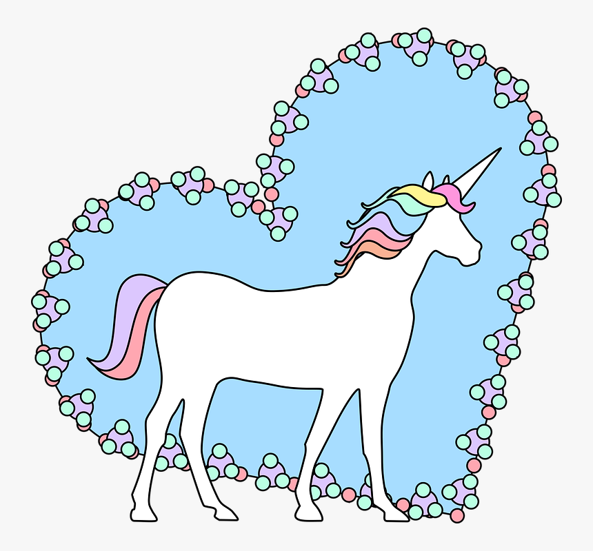 Graphic, Unicorn, Kawaii, Girlie, Girly, White, Pink - Unicorn, HD Png Download, Free Download