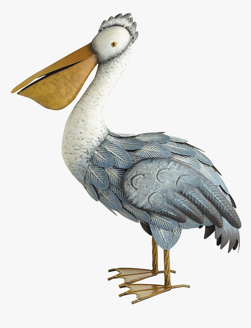Pelican Png File - Metal Pelican Statue, Transparent Png, Free Download