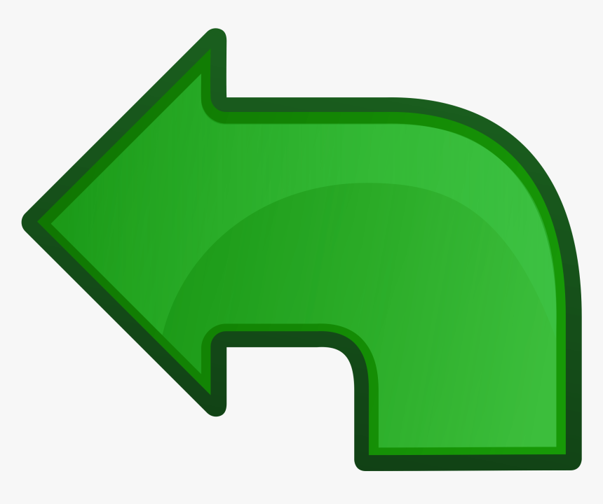 Green Arrow Pointing Left Clipart , Png Download - Left Clipart, Transparent Png, Free Download