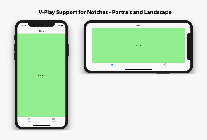 Felgo Support For Iphone X And The Notch - Iphone X Navigation Bar, HD Png Download, Free Download