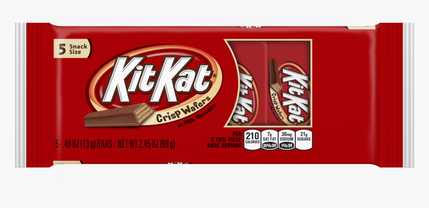 Kit Kat, Crisp Wafer Milk Chocolate Candy Bars Snack - Kit Kat Bar, HD Png Download, Free Download