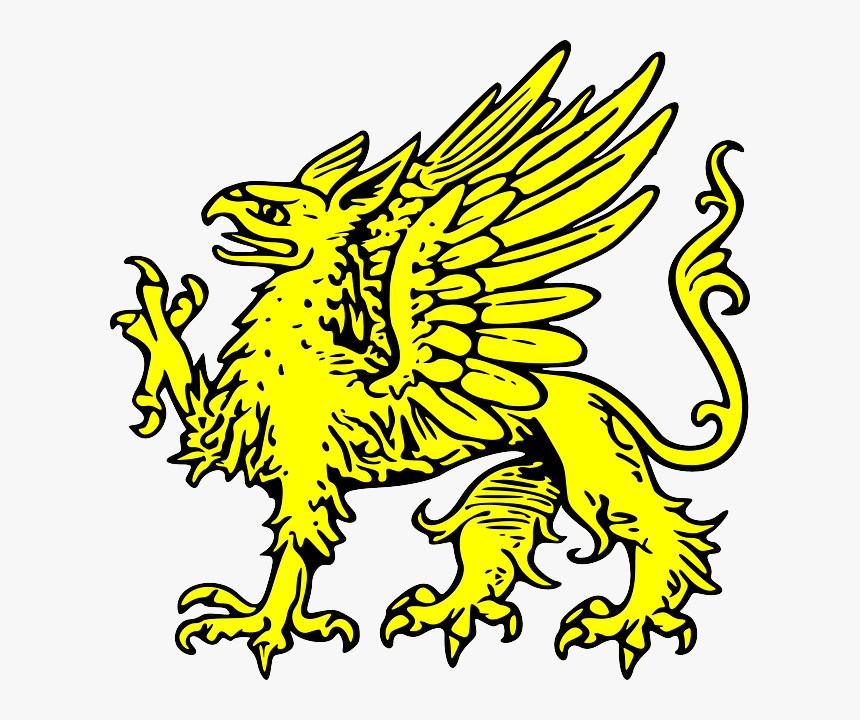 Symbol, Shield, Bird, Gold, Coat, Arms, Wings, Griffin - Griffin Coat Of Arms Shield, HD Png Download, Free Download