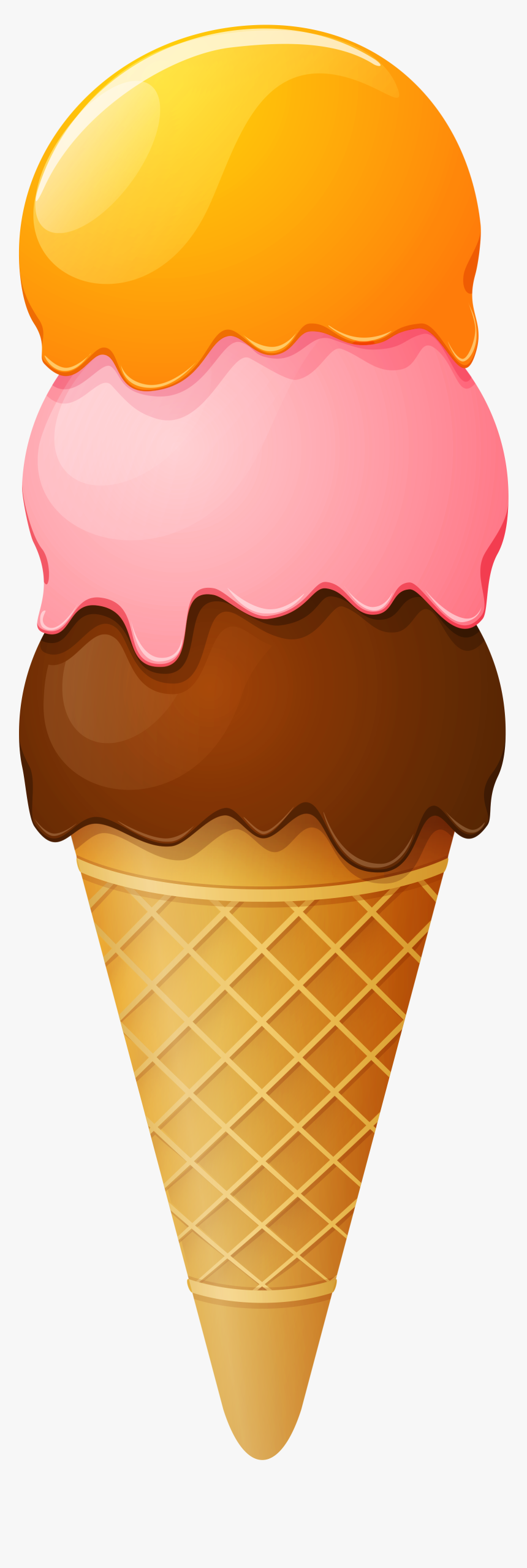 Chocolate Ice Cream - Transparent Background Ice Cream Cartoon Png, Png Download, Free Download