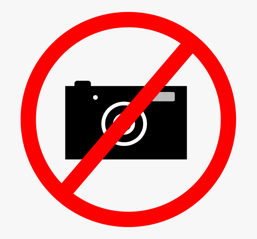 Do Not Take Photos, A Ban On Taking Pictures, Symbol, HD Png Download, Free Download