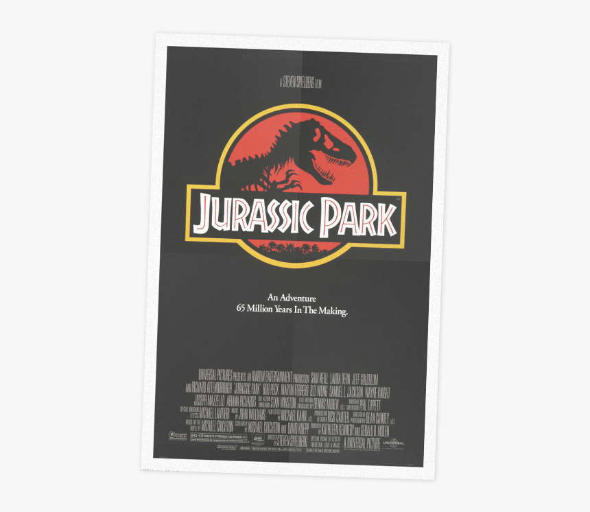 Jurassic Park Original Film Poster, HD Png Download, Free Download