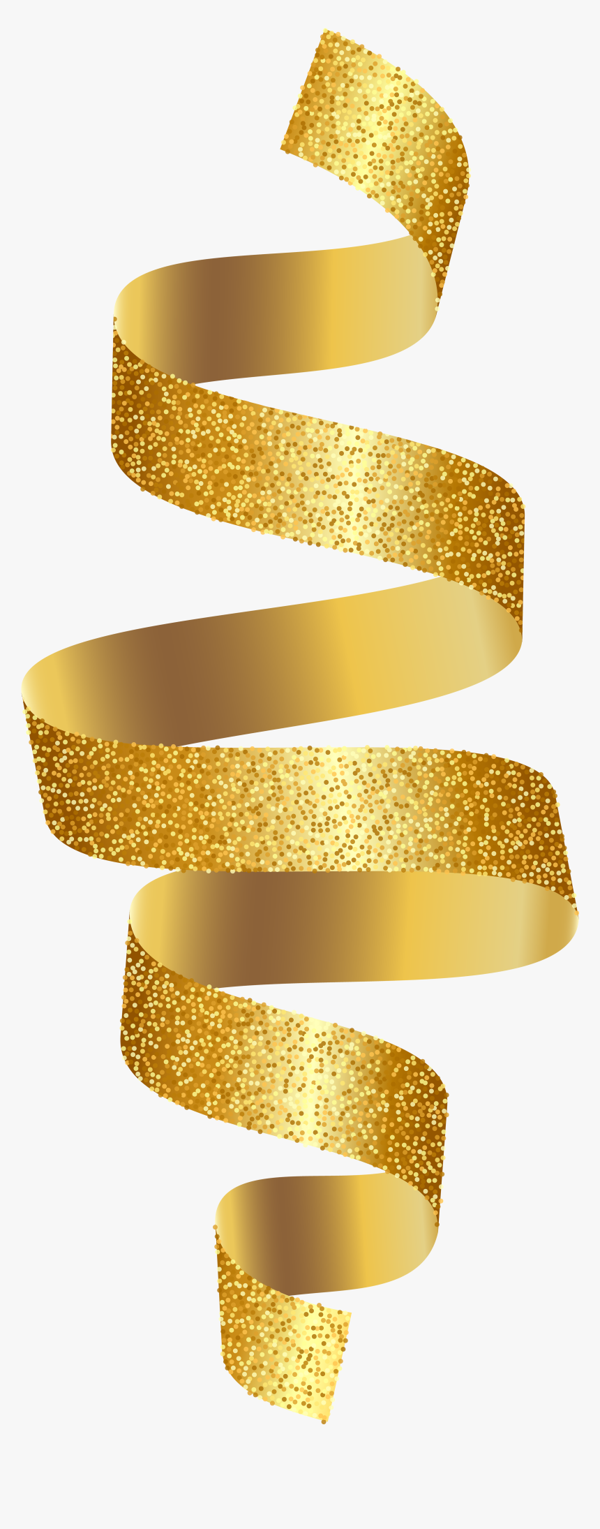 Gold Png Clip Golden Ribbon Png Transparent - Gold Ribbon Transparent Background, Png Download, Free Download