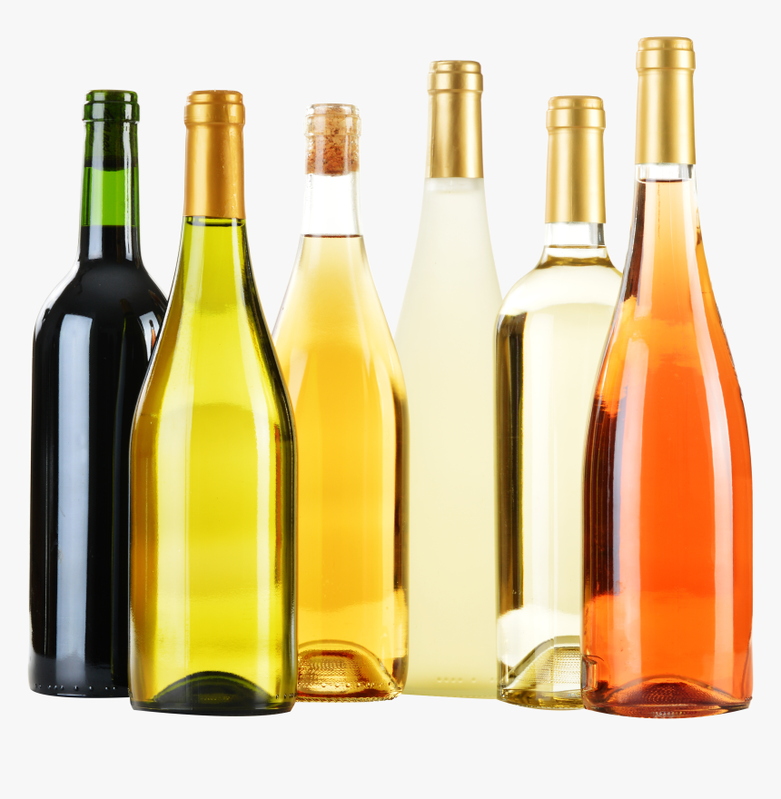 Wine Champagne Bottle Label Clip Art, HD Png Download, Free Download