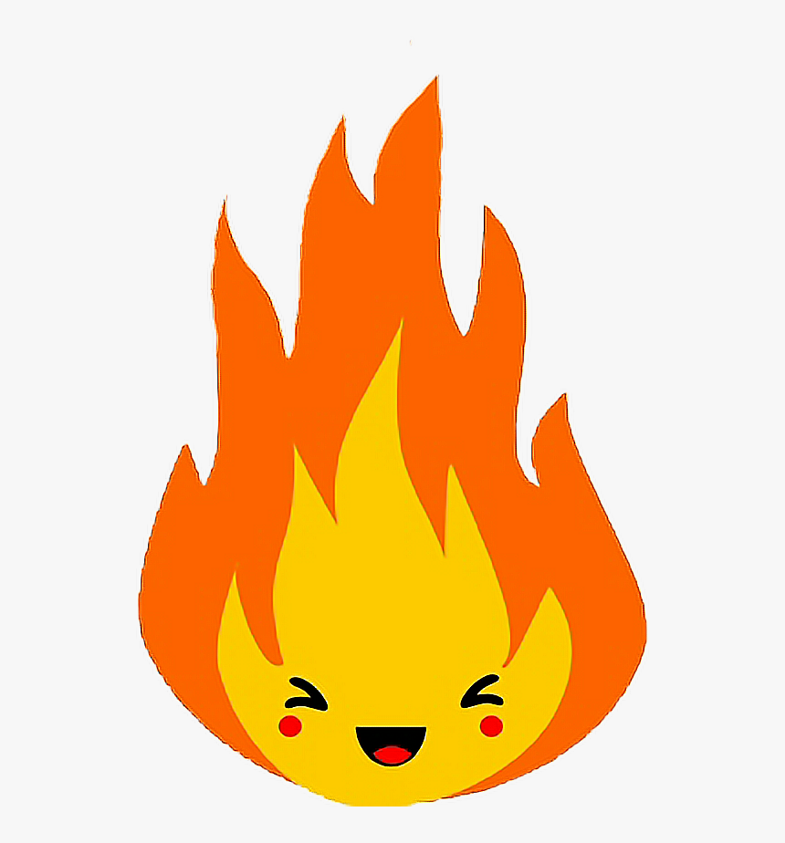 #fire #fuego #hot #sweer #kawaii #freetoedit - Fire Kawaii Png, Transparent Png, Free Download