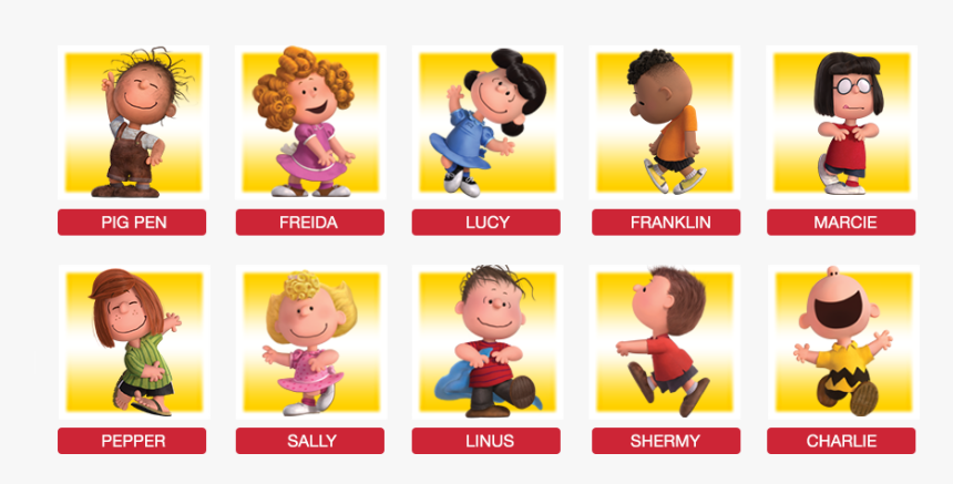 Charlie Brown Personajes Nombres , Transparent Cartoons - Charlie Brown Personajes Nombres, HD Png Download, Free Download