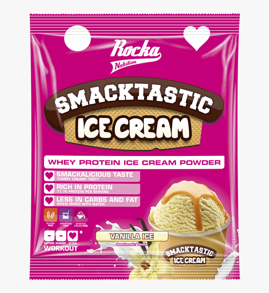 Smacktastic Ice Cream Vanilla Cream Proteineis Probe - Ice Cream, HD Png Download, Free Download