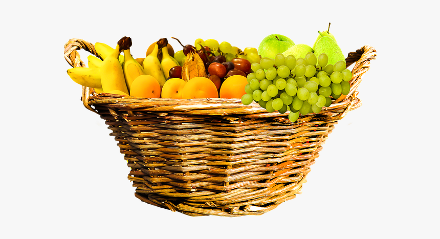 Canasto Con Frutas Variadas - Fruit Basket For Healthy Food, HD Png Download, Free Download