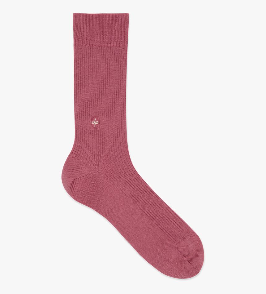 Dueples Pink Smoke Colored Left Sock - Sock, HD Png Download, Free Download