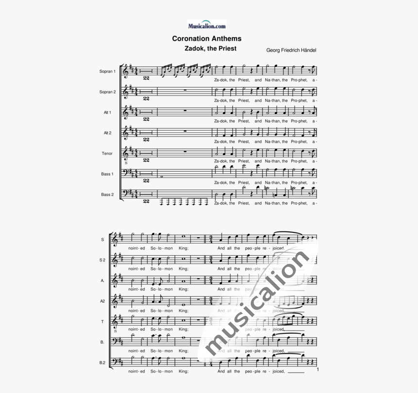 Händel, Georg Friedrich - Adoro Te Devote Partitura, HD Png Download, Free Download
