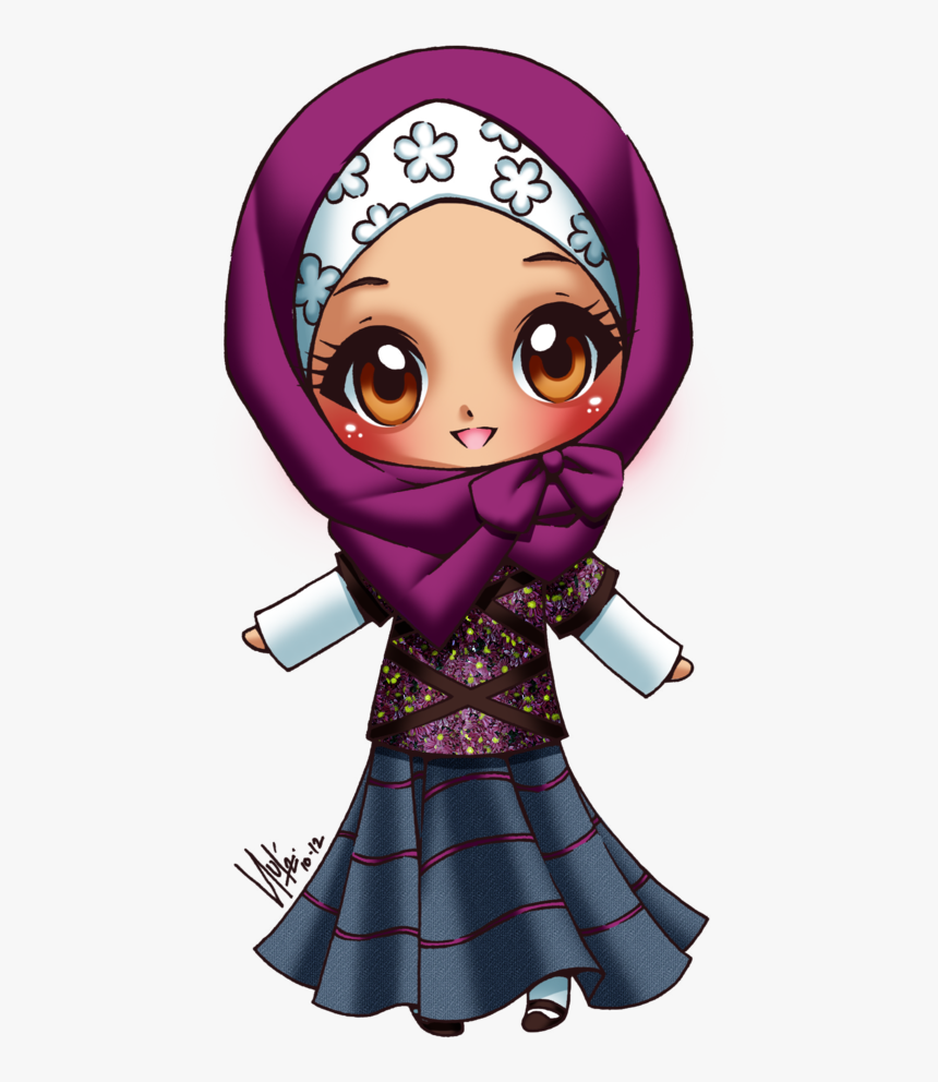 Couple Clipart Malay - Chibi Muslim, HD Png Download, Free Download