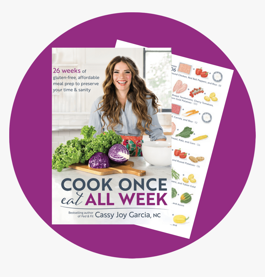 Cook Once Eat All Week Book, HD Png Download, Free Download