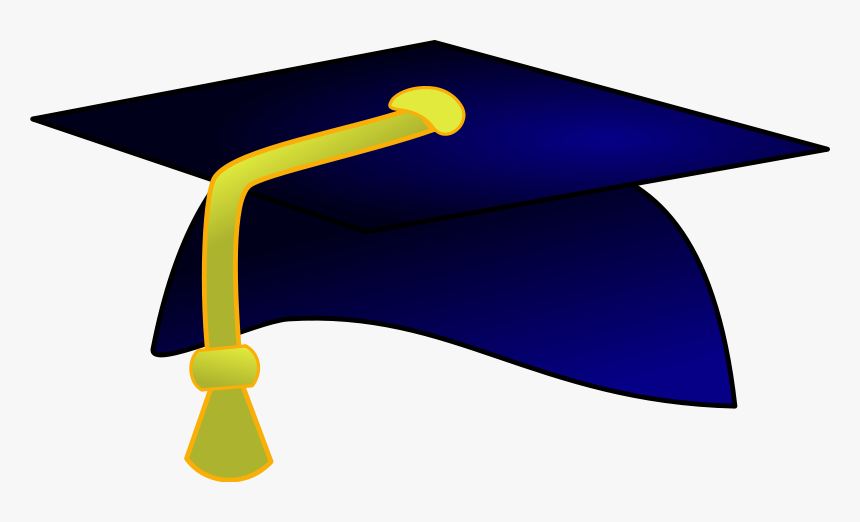 Clip Art For Graduation - Blue And Gold Graduation Cap, HD Png Download, Free Download