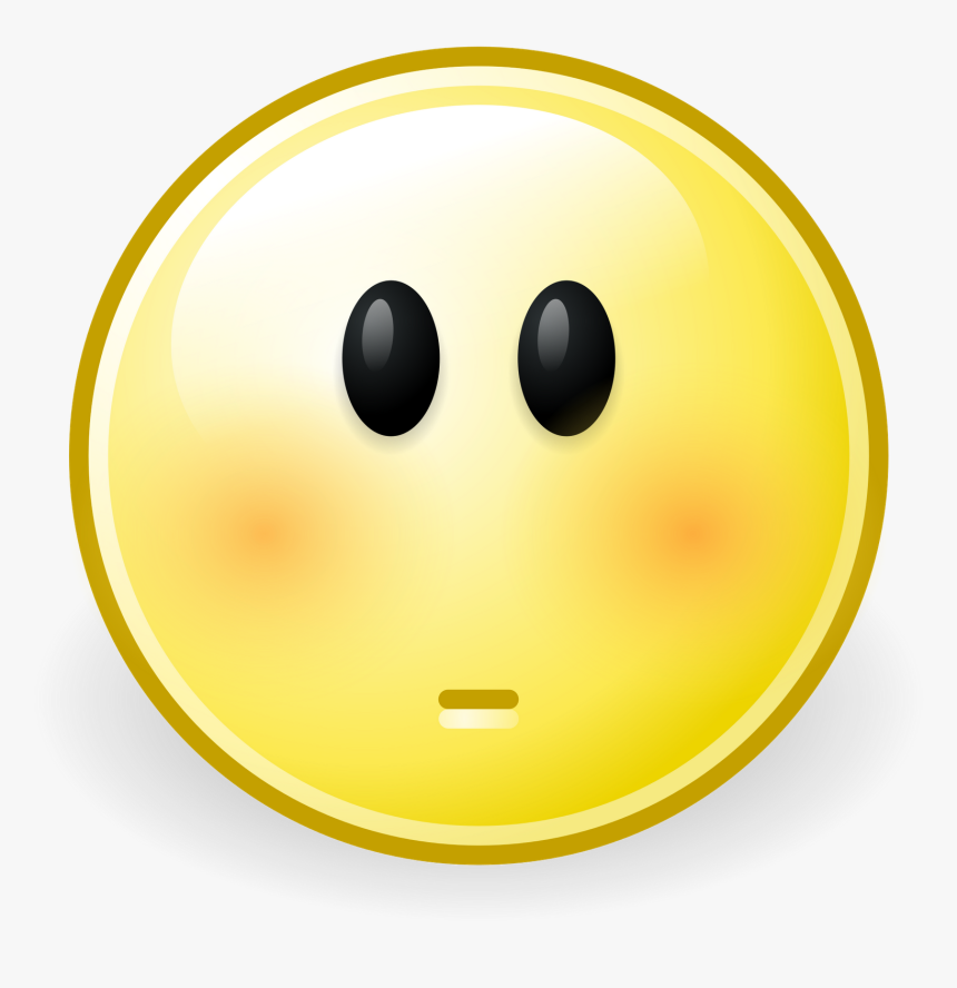 Clip Art Smiley Clipart - Face Worried, HD Png Download, Free Download