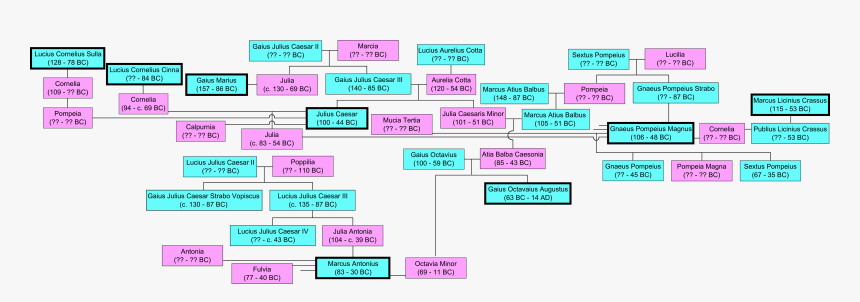 Roman Families 4 Nov 08 - Last Time I Saw Mother Family Tree, HD Png Download, Free Download