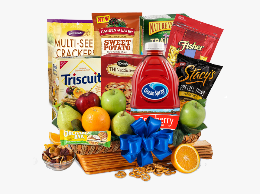 Snack Fruit Basket - Healthy Gift Baskets, HD Png Download, Free Download
