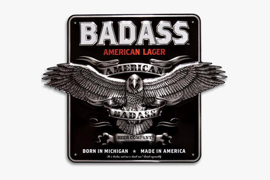 Metal Sign - Badass Beer, HD Png Download, Free Download