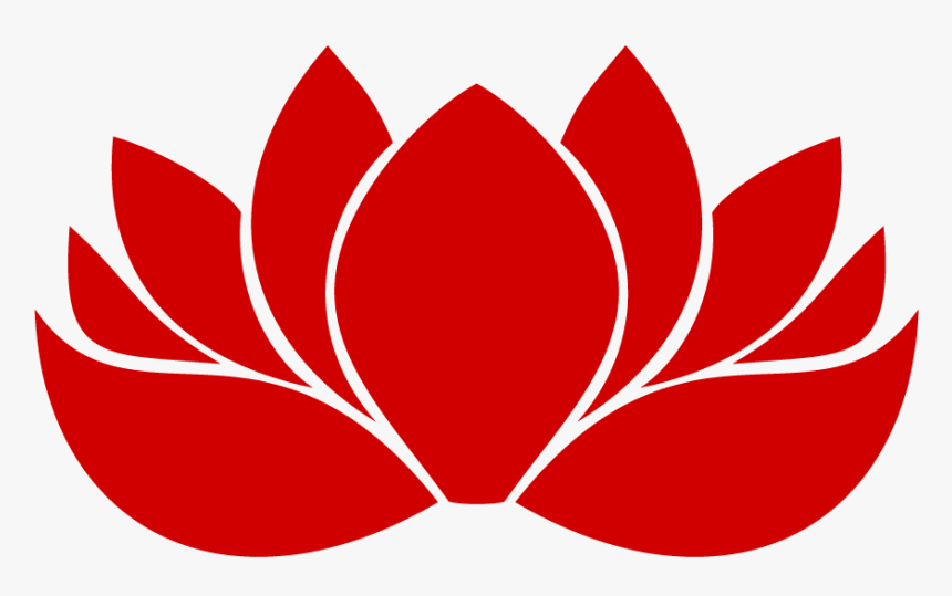 Png Lotus Simple - Red Lotus Flower Png, Transparent Png, Free Download