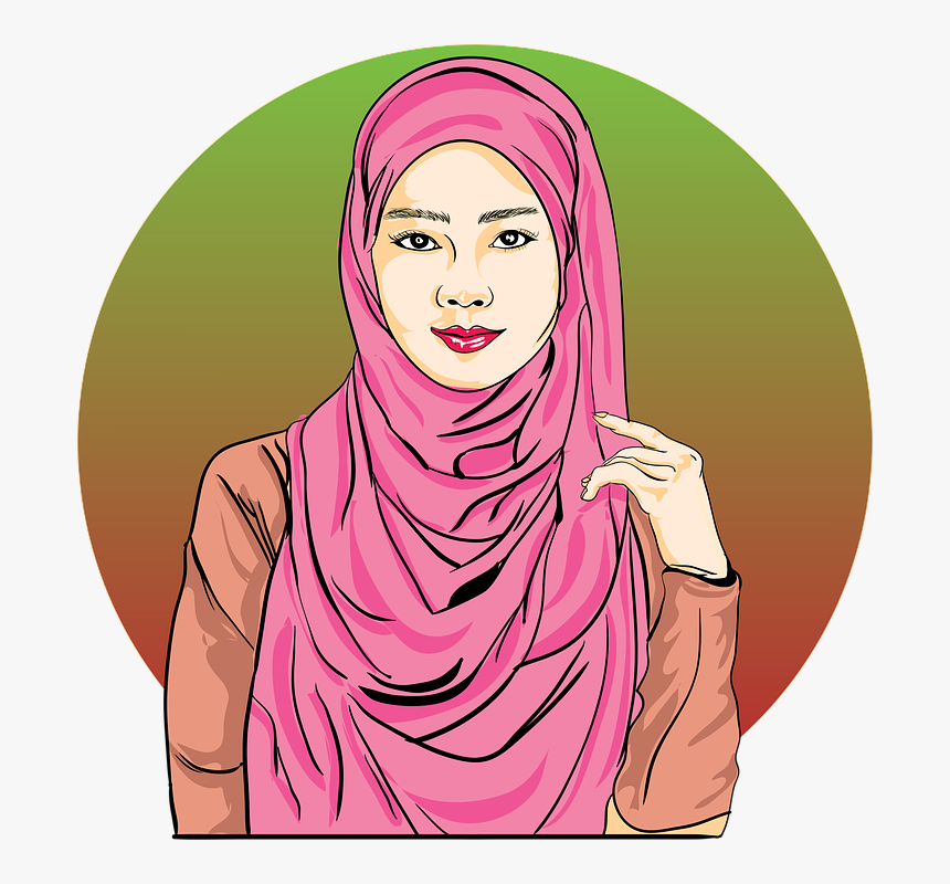 Hijab, Muslim, Women, Design - Berhijab Gambar Kartun Muslimah, HD Png Download, Free Download