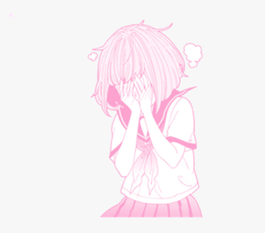 Transparent Cute Png Tumblr - Pink Anime Aesthetic Png, Png Download, Free Download
