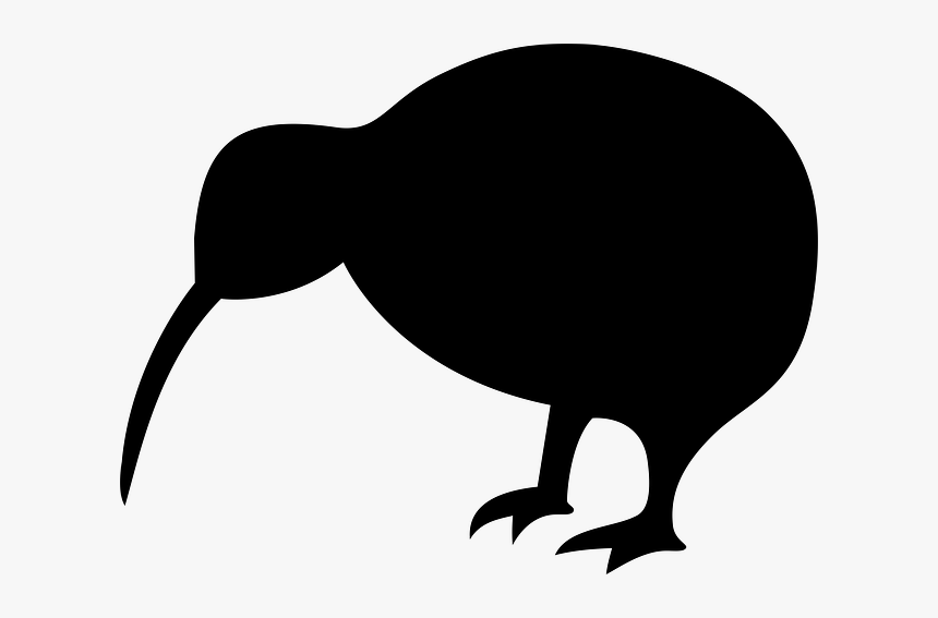 Kiwi Bird Silhouette, HD Png Download, Free Download
