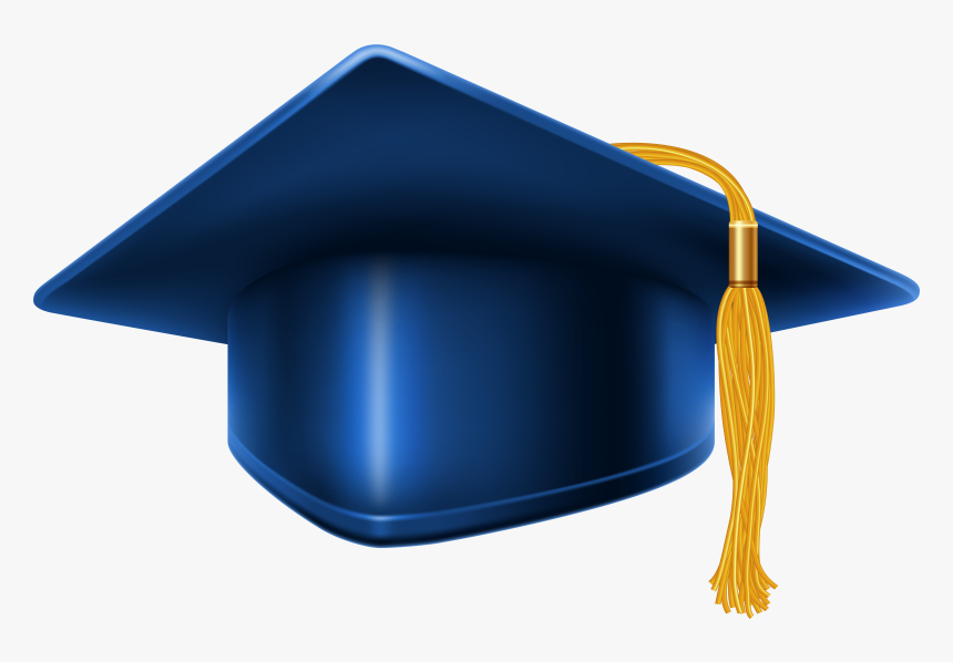 Graduation Cap Clipart Blue - Blue Graduation Cap Png, Transparent Png, Free Download
