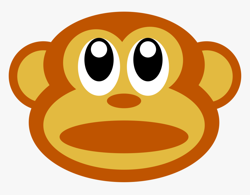 Monkeys Clipart Face - Clip Art Monkey Face, HD Png Download, Free Download