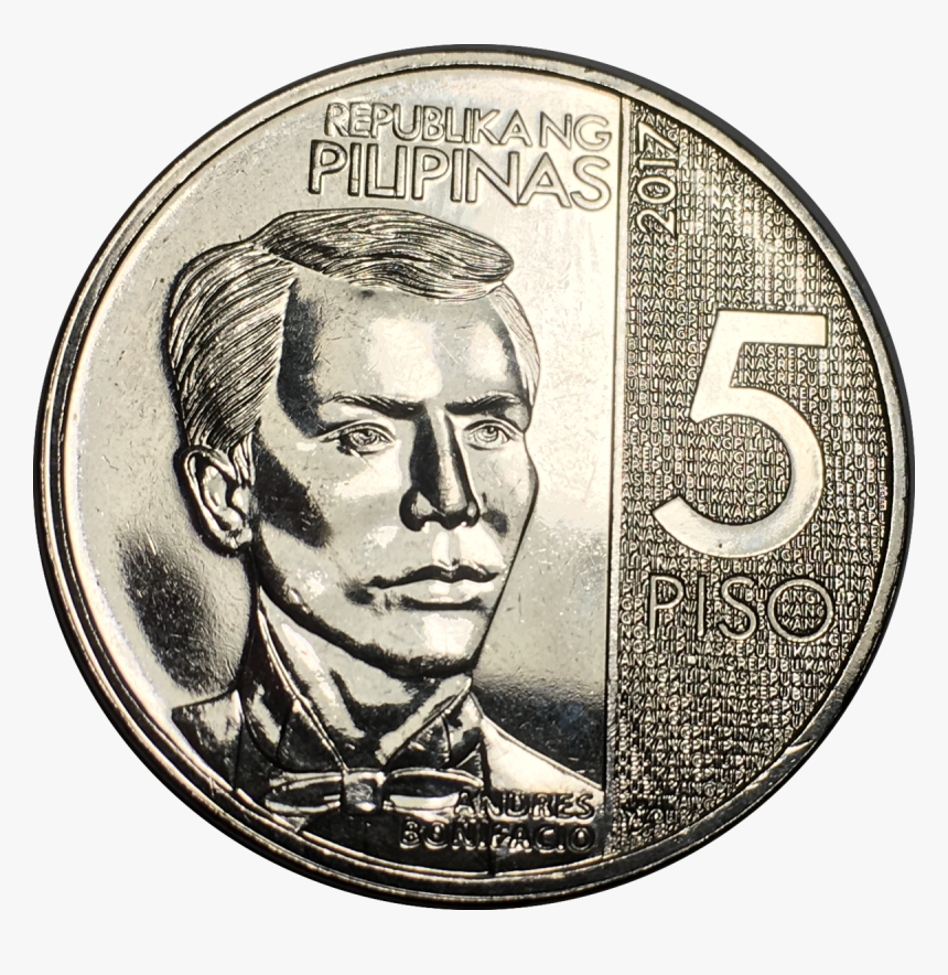 5 Peso Coin Philippines, HD Png Download, Free Download