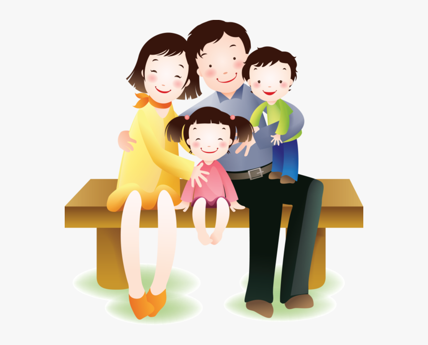 Happy Family Clipart Hd, HD Png Download, Free Download
