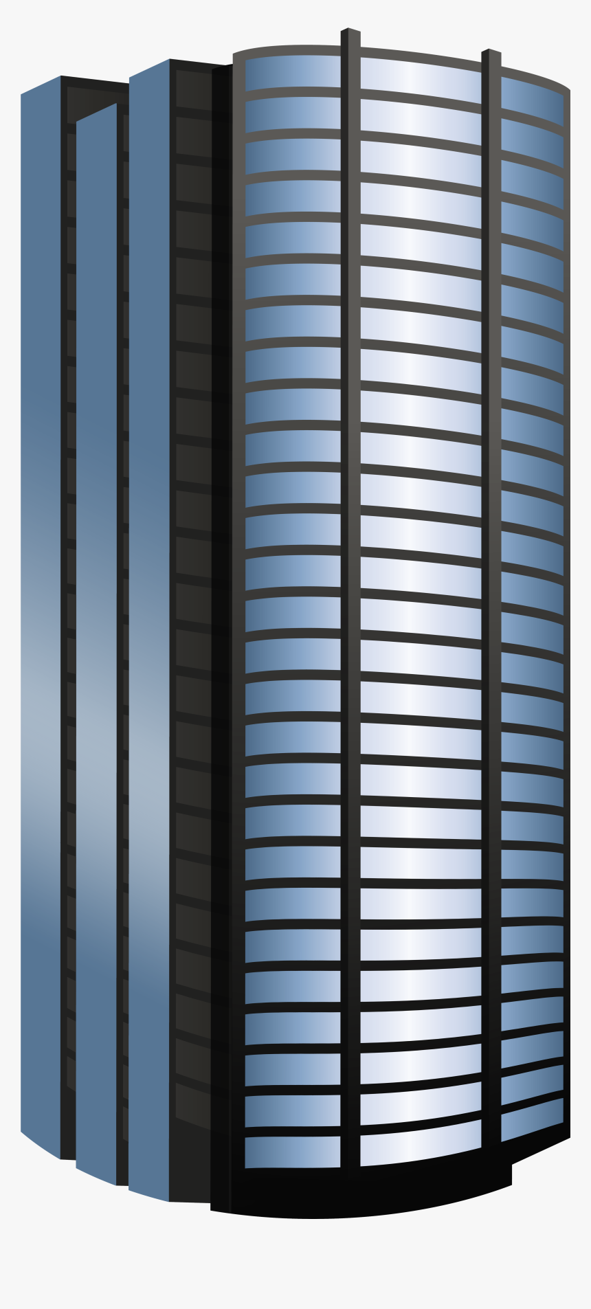 Blue Round Skyscraper Png Clipart - Stock Photography, Transparent Png, Free Download