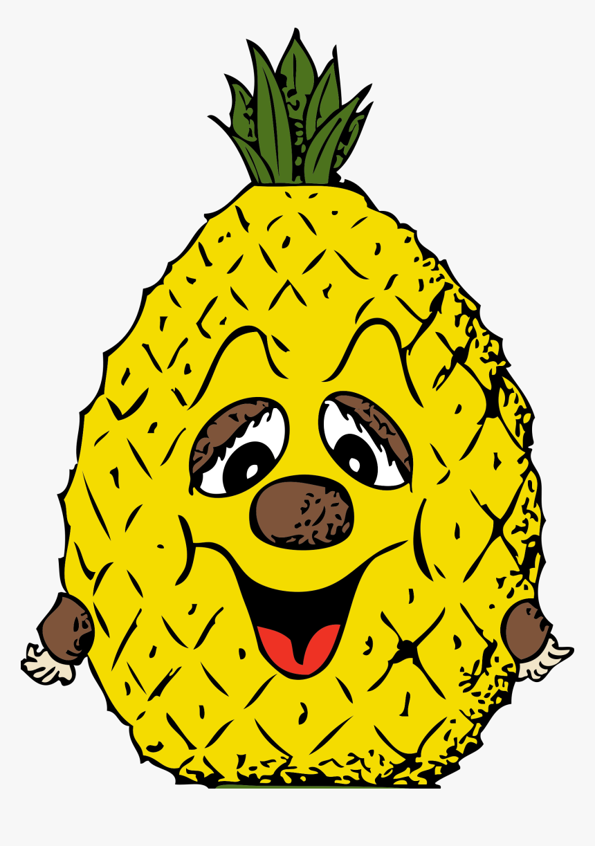 Pineapple Png Image Clipart - Cartoon Pineapple, Transparent Png, Free Download