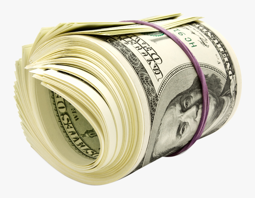 Transparent Stacks Of Money Png - Roll Of Money Png, Png Download, Free Download