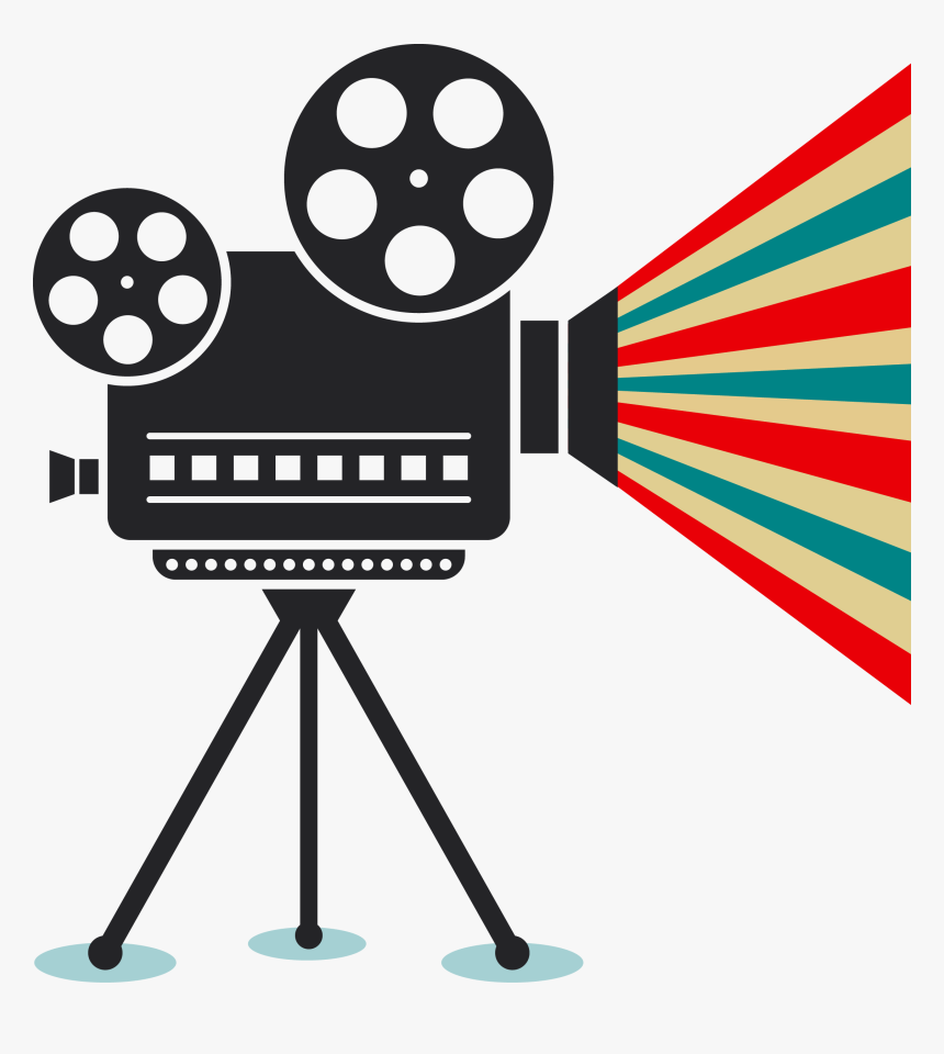Transparent Movie Clapper Png - Vintage Film Camera Clipart, Png Download, Free Download