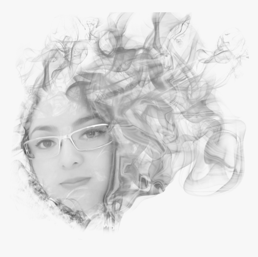 Vector Black And White Library Tutorial - Face Smoke Png, Transparent Png, Free Download