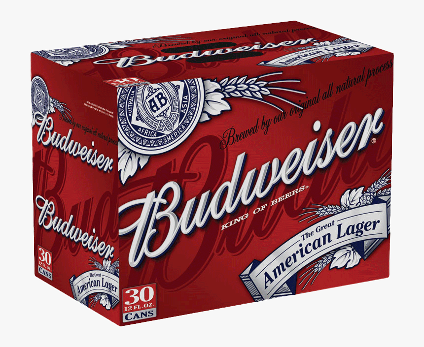 Budweiser 24 Pack Can , Png Download - Bud 18 Pack, Transparent Png, Free Download