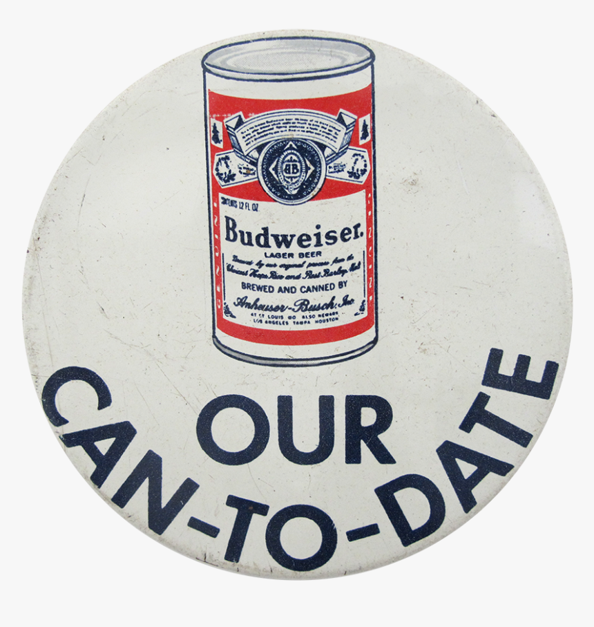 Budweiser Can To Date Beer Button Museum - Frodsham Manor House School, HD Png Download, Free Download