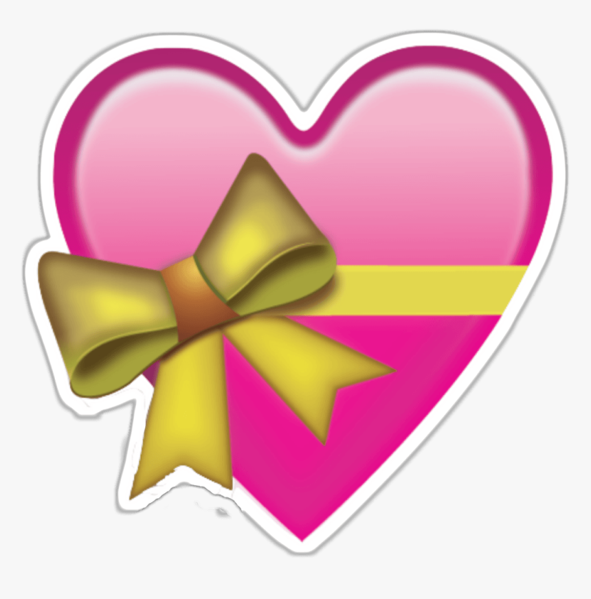 Heart Emoji Cut Out - Transparent Love Heart Emoji, HD Png Download, Free Download