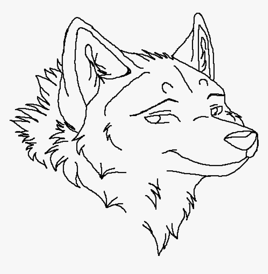 Furry Wolf Head Base, HD Png Download, Free Download
