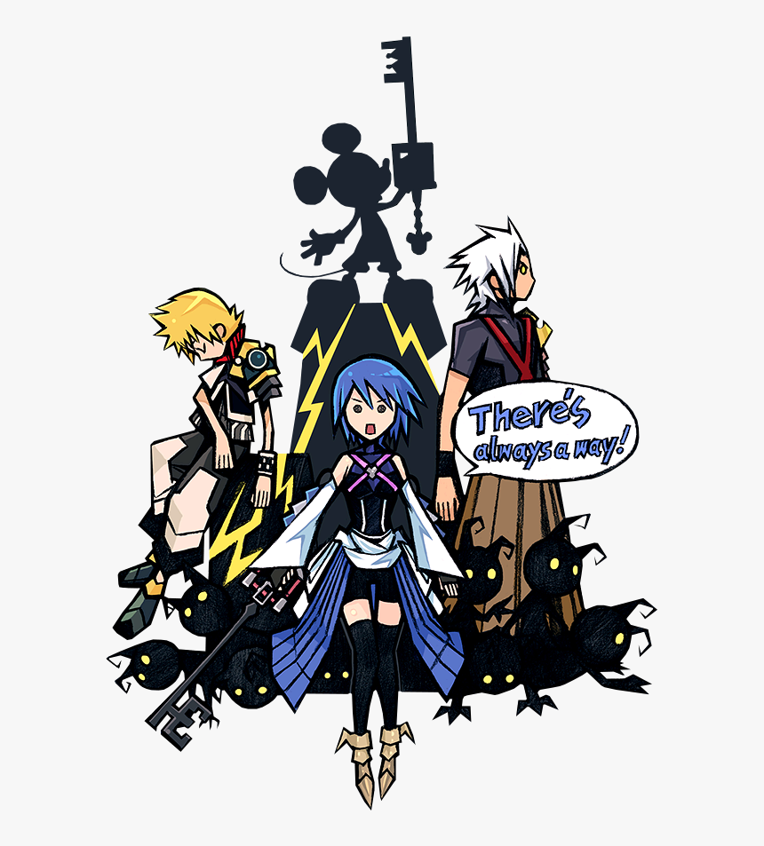 Anime, Nomura Tetsuya, Kingdom Hearts Χ, Kingdom Hearts, - Kingdom Hearts Key Art, HD Png Download, Free Download