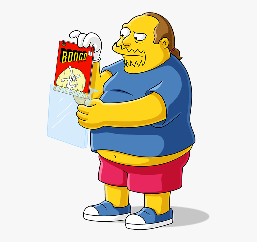 Thomas Dafoe Studios The Simpsons Characters Png Pack - Comic Book Guy Simpsons World, Transparent Png, Free Download